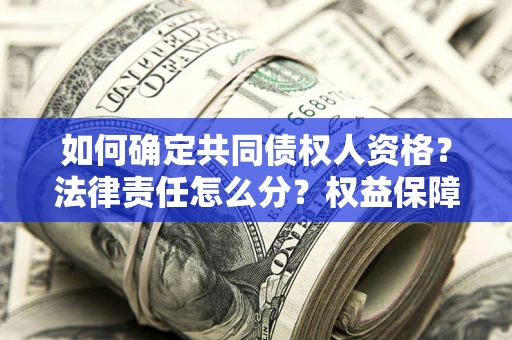 武汉如何确定共同债权人资格？法律责任怎么分？权益保障技巧揭秘！