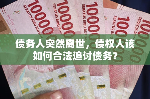 武汉债务人突然离世，债权人该如何合法追讨债务？