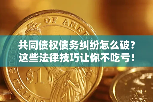 武汉共同债权债务纠纷怎么破？这些法律技巧让你不吃亏！