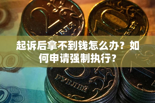 武汉起诉后拿不到钱怎么办？如何申请强制执行？