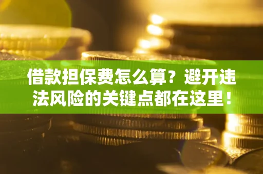 武汉借款担保费怎么算？避开违法风险的关键点都在这里！
