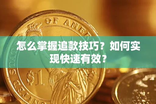 武汉怎么掌握追款技巧？如何实现快速有效？