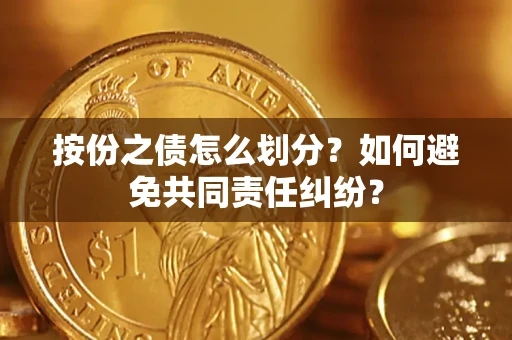 武汉按份之债怎么划分？如何避免共同责任纠纷？
