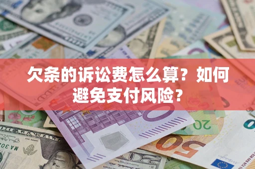 武汉欠条的诉讼费怎么算？如何避免支付风险？