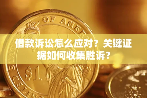 武汉借款诉讼怎么应对？关键证据如何收集胜诉？